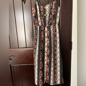 Blush Floral Dress Small